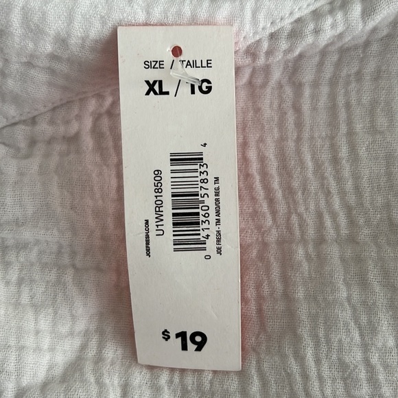 NWT White Cotton spaghetti strap top - Picture 4 of 4